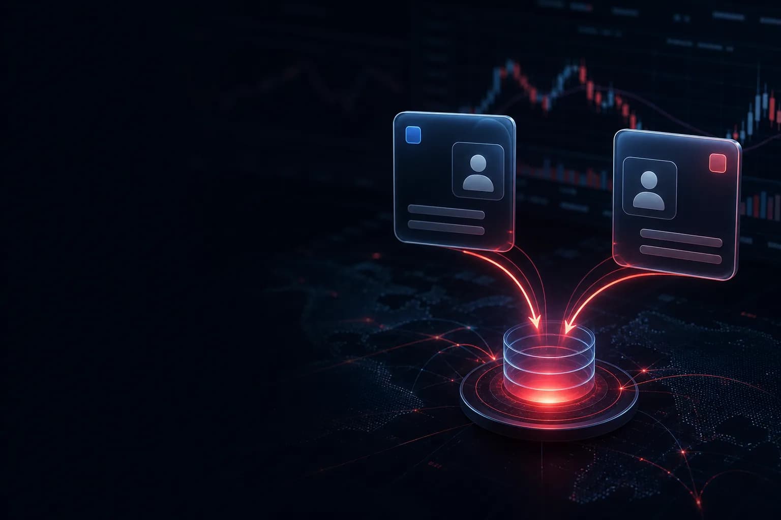 Generated existing account transfer cover with broker attribution review visuals