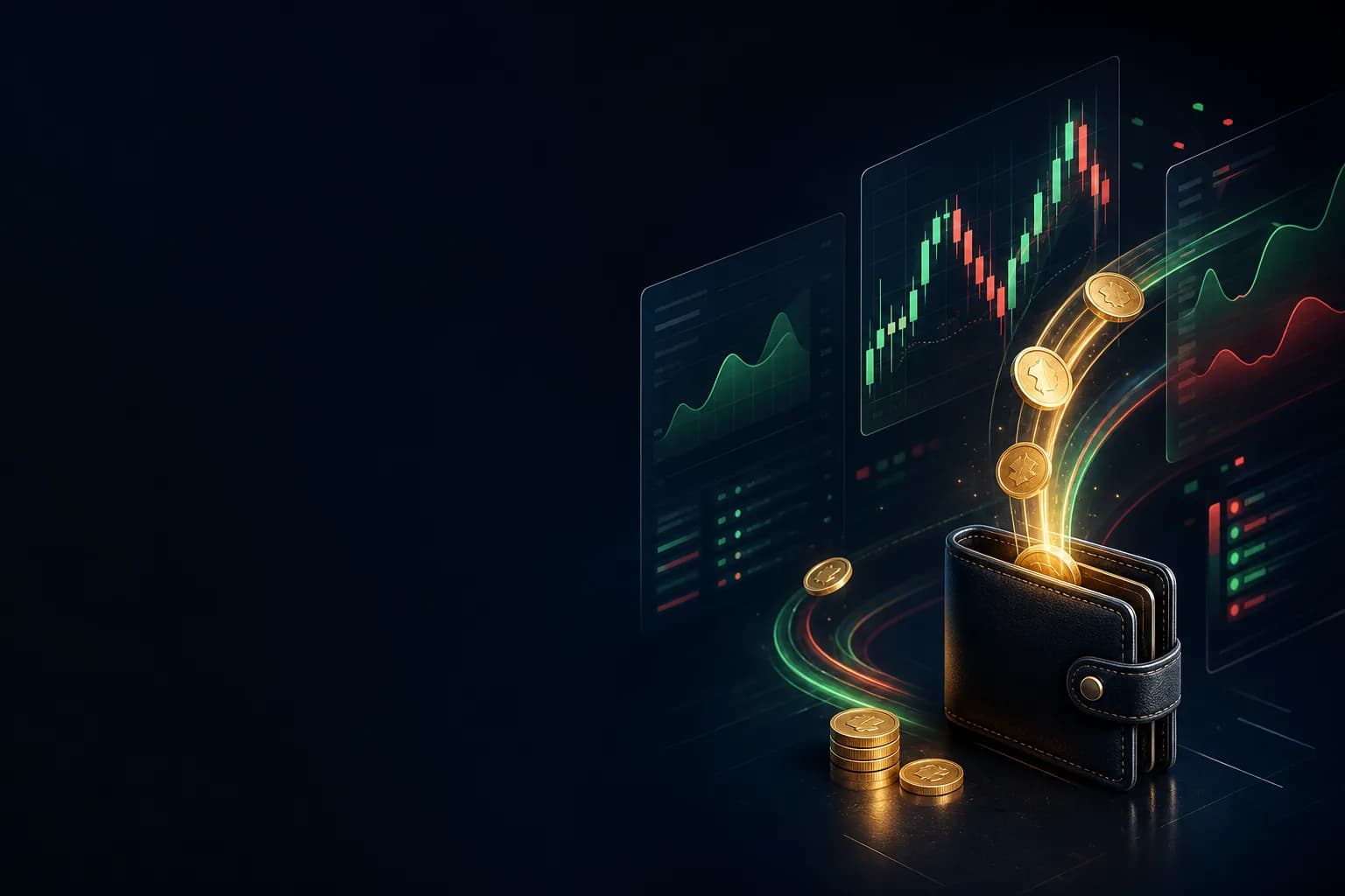 Generated forex cashback cover with digital wallet and rebate flow visuals